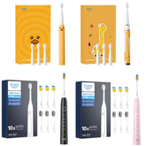 Pachet Promo Periute de dinti electrice family (Galben & Portocaliu + Negru & Roz)